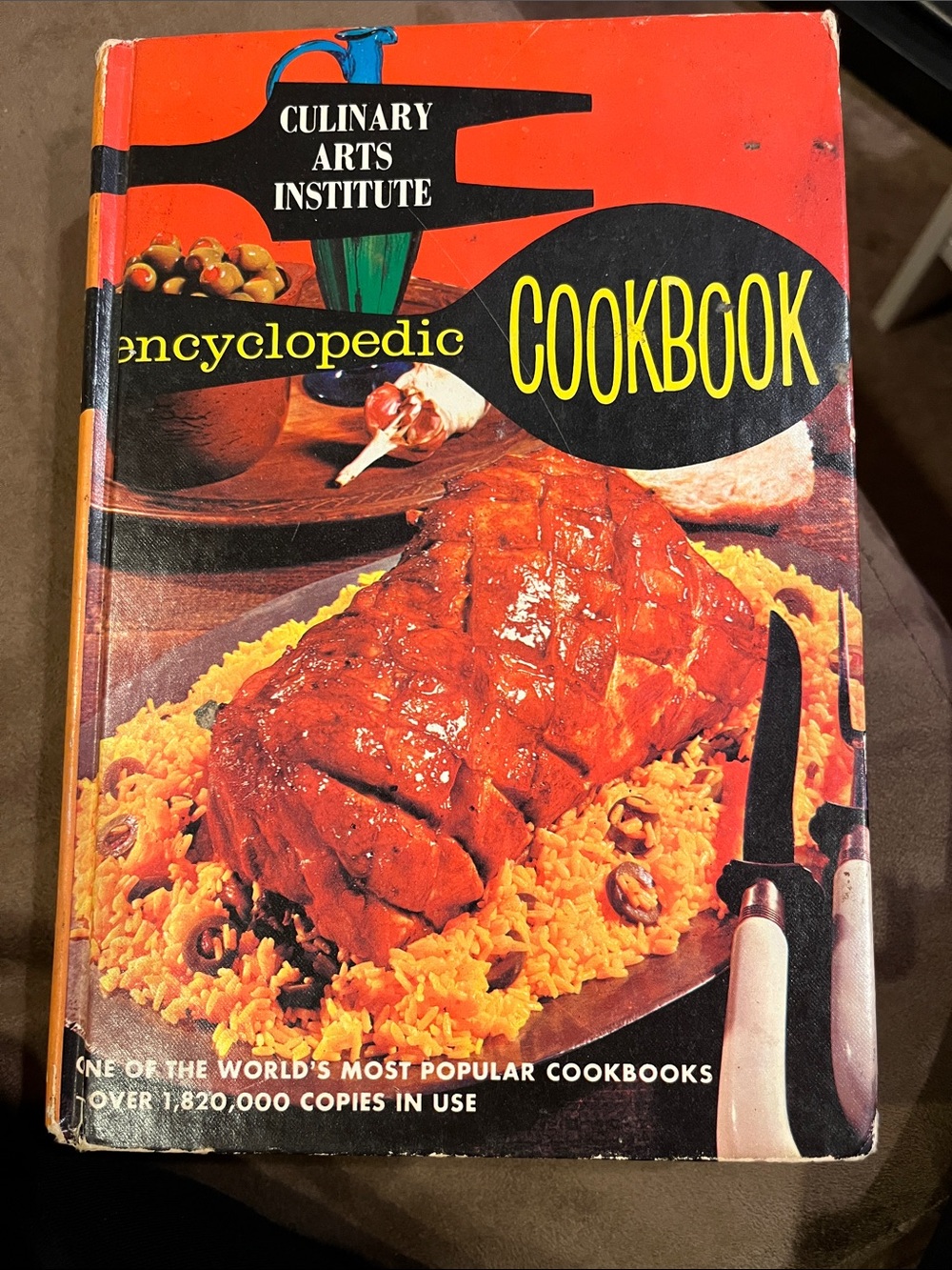 Culinary Arts Encyclopedic Cookbook - hardcover vintage